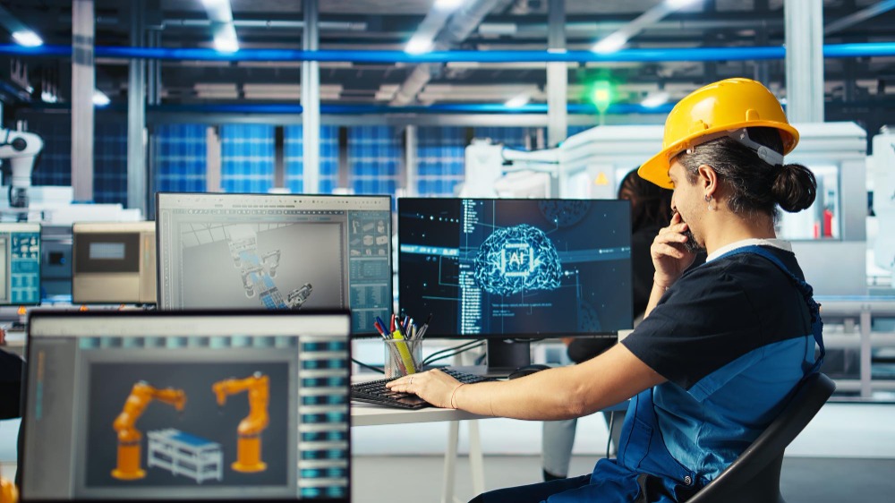 Inteligência Artificial na indústria. IA na indústria.